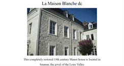 Desktop Screenshot of lamaisonblanchedc.com